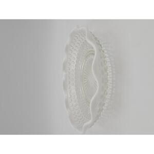 Anchor Hocking Crimped Moonstone Hobnail Bowl